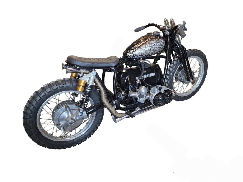BMW R60/6 scrambler préparée par T4 Motorcycles