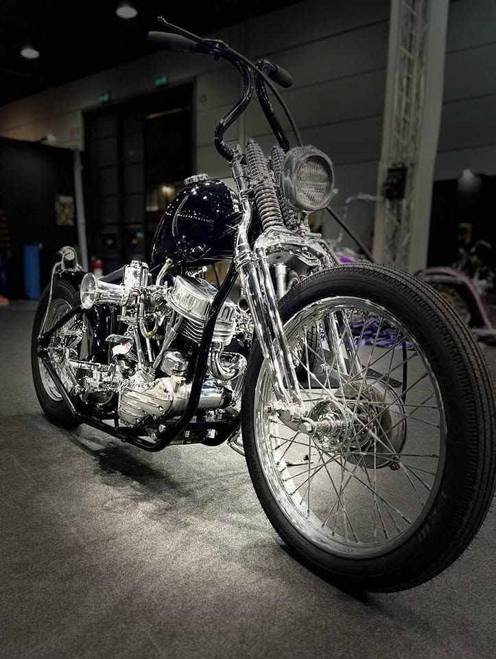 SG6, springer noir et chrome en exposition